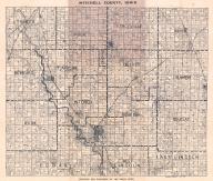 Mitchell County Map, Mitchell County 1908